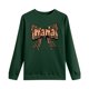 thumbnail image 5 of Xuyuer Women's Printed Long Sleeve Round Neck Casual Hoodless Sweatshirt, Comfortable Pullover Top for Mother's Day Gifts, Family Events and Relaxed Everyday Wear, 5 of 6