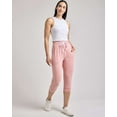 thumbnail image 6 of 3-Pack: Women's Capri Silky Soft Joggers Cuffed Athletic Comfy Casual Sweatpants with Pockets (Available in Plus Size), 6 of 7