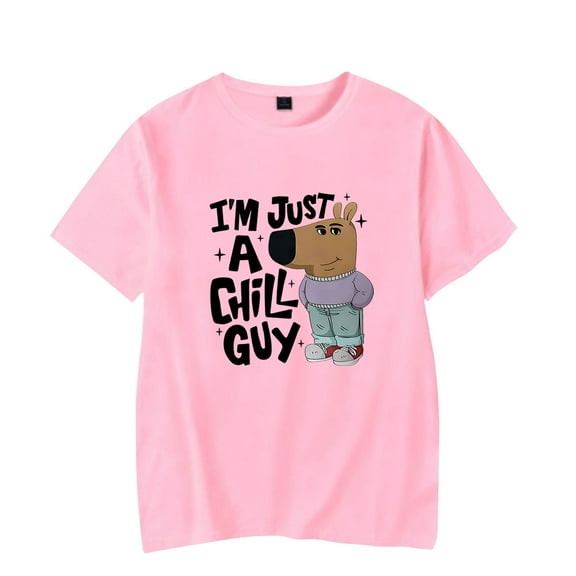 I'm Just A Chill Guy T-Shirt Merch For Women/Men Unisex Summer Short Sleeve Tshirt Tee Fashion Cosplay Streetwear