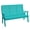 Aruba, variant on Keystone Amish Co. Salem Poly Composite Garden Bench, 4-Foot, Lemon Yellow