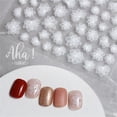 thumbnail image 3 of Pegatinas de nube blanca para uñas, calcomanías autoadhesivas ultrafinas, estrella, Luna, flor blanca, nubes, color Kawaii, 1 unidad, 3 of 4