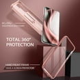 thumbnail image 3 of Dexnor for Samsung Galaxy S21 FE Case, [Built in Screen Protector and Kickstand] Heavy Duty Military Grade Protection Shockproof Protective Cover for Samsung Galaxy S21 FE 5G, 6.4 inch Rose Gold, 3 of 6