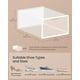 thumbnail image 2 of Cajas para zapatos SONGMICS, apilables, 12 unidades, de plástico transparente, 2 of 6