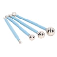 thumbnail image 2 of Ccdes Fondant Decorating Tools,Fondant Tools,4Pcs Fondant Ball Tool 2 Way Stainless Steel Ball Nonslip Handle Food Grade BPA Free Metal Ball Fondant Tool, 2 of 8