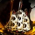 thumbnail image 4 of NutriChef NCGDS02 Home Bar Whiskey Clear Globe Decanter with Stand and Glasses, 4 of 7