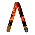thumbnail image 1 of Correa para guitarra Strap o Tahali para guitarra acústica, bajo eléctrico, guitarra eléctrica Kidam  Guitar on Fire, 1 of 5