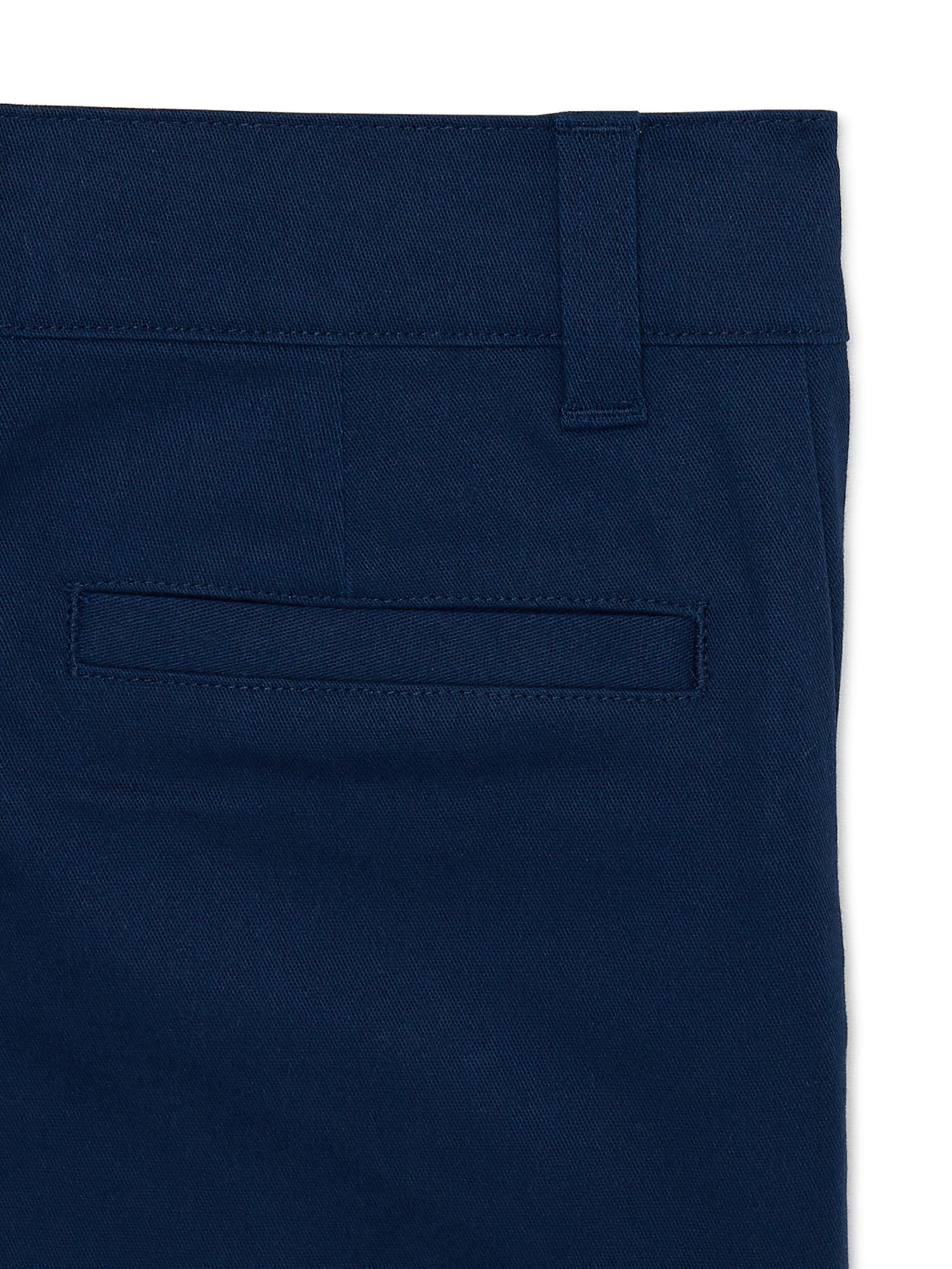 Wonder Nation Boys School Uniform Flat Front Pants, 2-Pack photo 3
