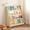 Natural, variant on 4-Tier Kids Bookshelf with Book Display, Toddler Storage Shelf for Bedrooms, Playrooms, Classrooms, Space-Saving Organizer