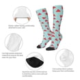 thumbnail image 6 of Lsque Watermelon Printed Crew Socks Men's Women's LightWeight Thin Casual Calf Socks ,Knee High Socks,Cotton Socks, 6 of 9