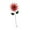 Red, variant on figatia Wind Garden Pinwheel Outdoor Wind Metal Wind Sculpture for Swimming Garage Path Backyard Yellow