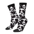 thumbnail image 1 of Wukai Panda Print Contrast Color Mid-tube Socks, 3D Printing Design Adult Socks, High Elastic Breathable Sports Socks, Suitable for Daily,Unisex, 1 of 6