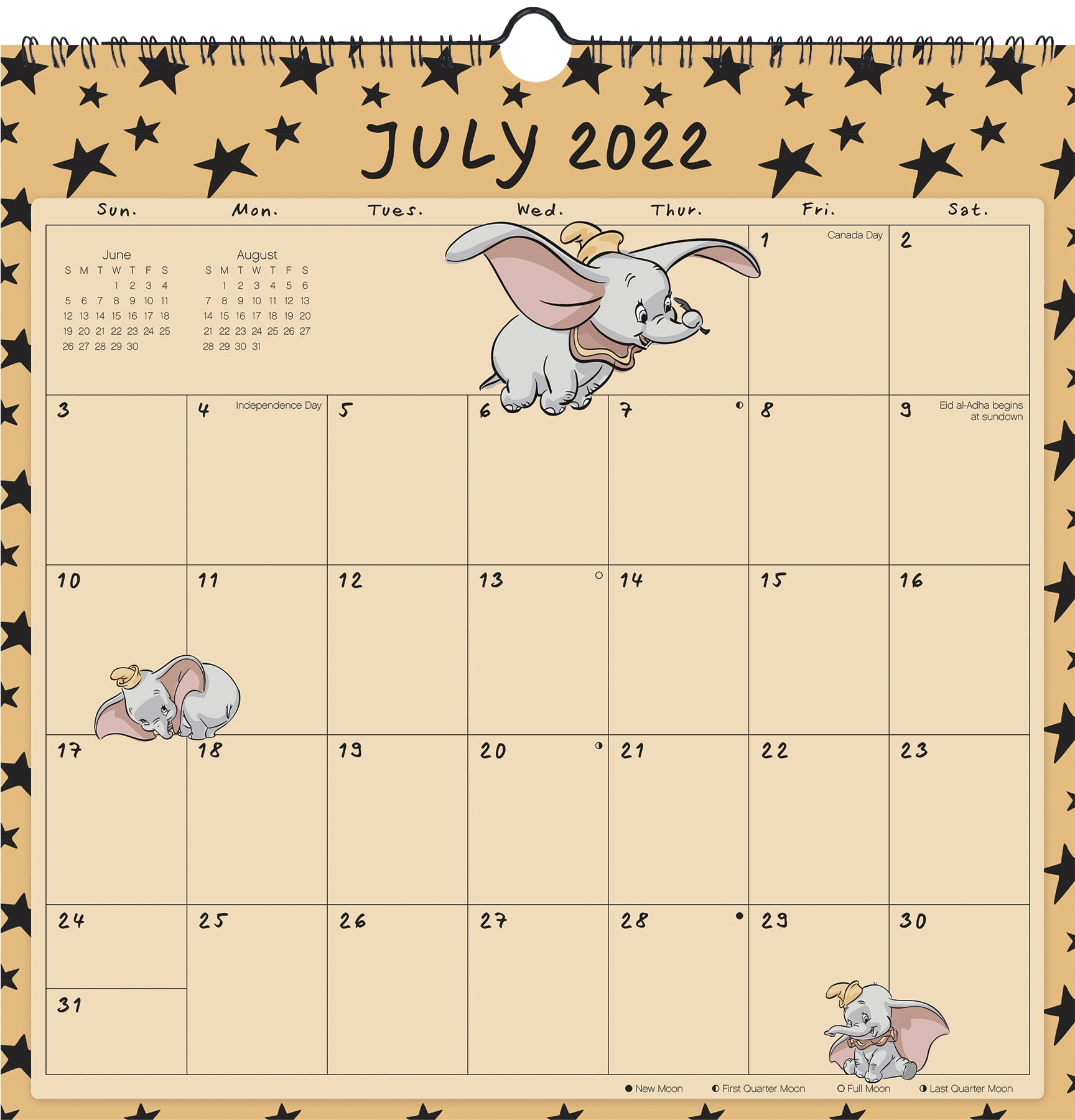 2022-2023 Disney Classics Academic Spiral Wall Calendar (July 2022 - June 2023)