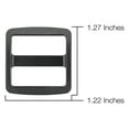 thumbnail image 4 of 25 - Country Brook Design® 1 inch Black Contoured Side Release Buckle & Wide Mouth Triglide Set, 4 of 4