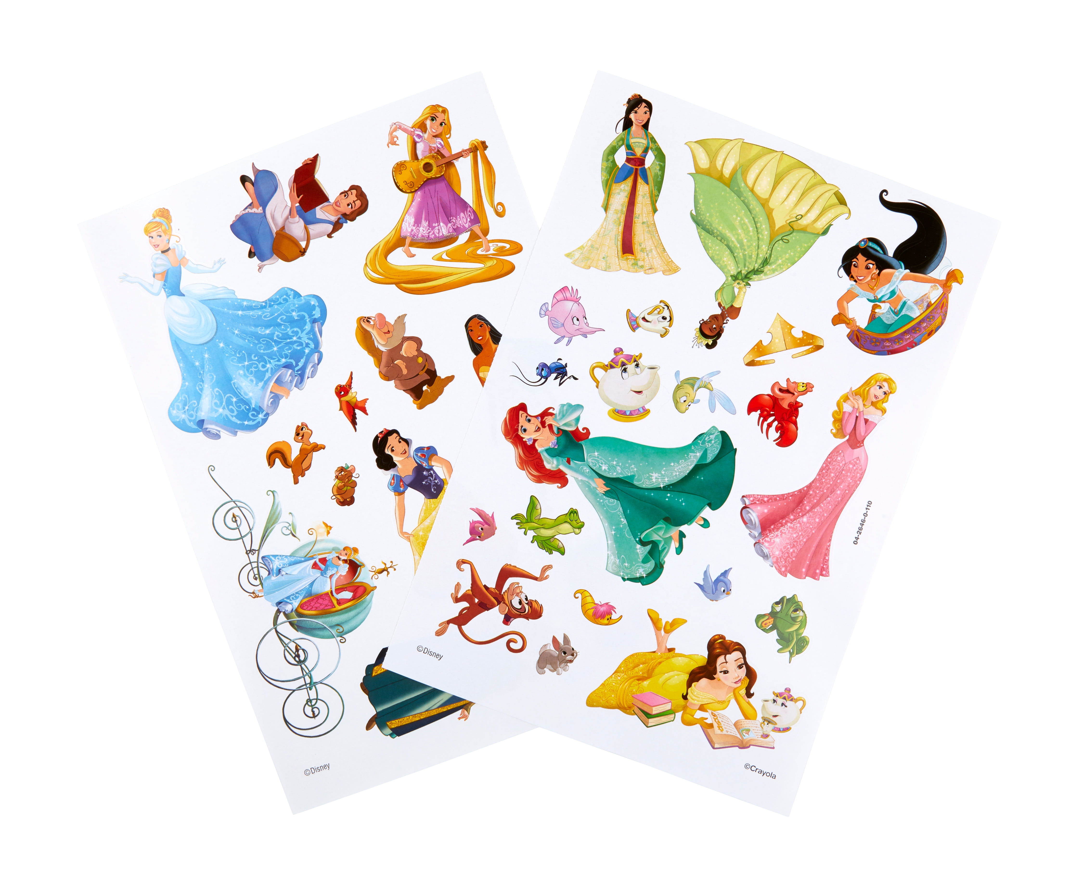 Disney Princess Coloring and Activity Book Ultimate Bundle - 3 Pack Disney  Princess Arts and Crafts Set with Stickers, Painting Supplies, and More