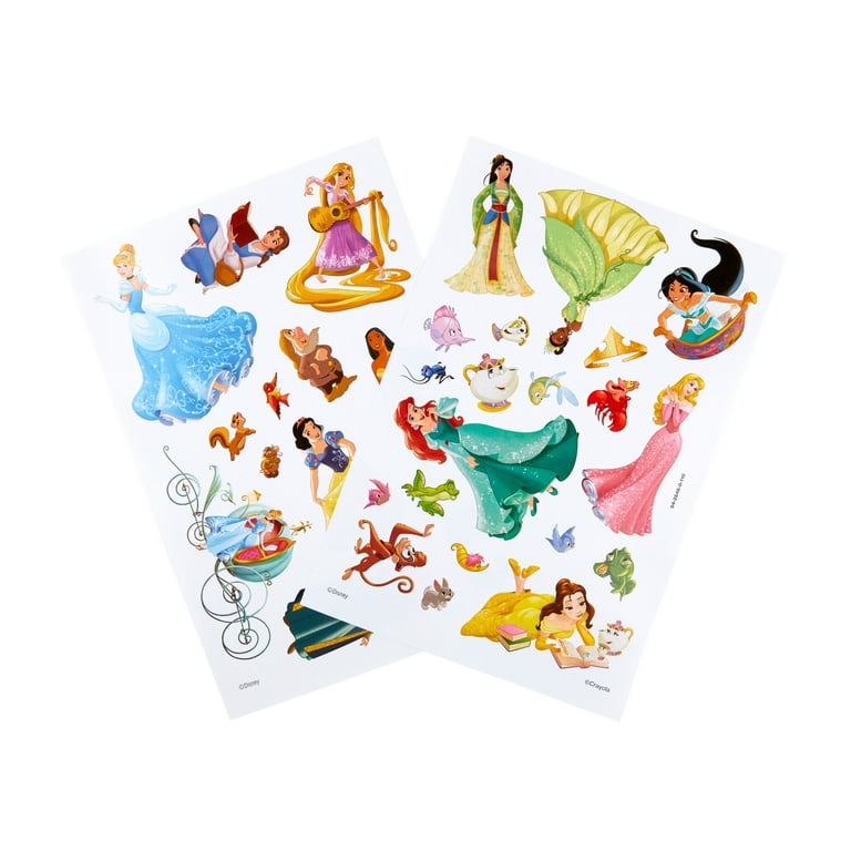 Disney Coloring Books Princesses  Disney Coloring Books Stickers - 16  Pages Coloring - Aliexpress