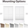 thumbnail image 3 of Cordless 1.5" Light Filtering Cellular Shade, 35" W x 60" H, White White 35\, 3 of 5