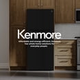 thumbnail image 5 of Kenmore 30" 18.1 Cu. ft. Capacity Standard Refrigerator with Top Freezer, Adjustable Shelves, Black, 5 of 11