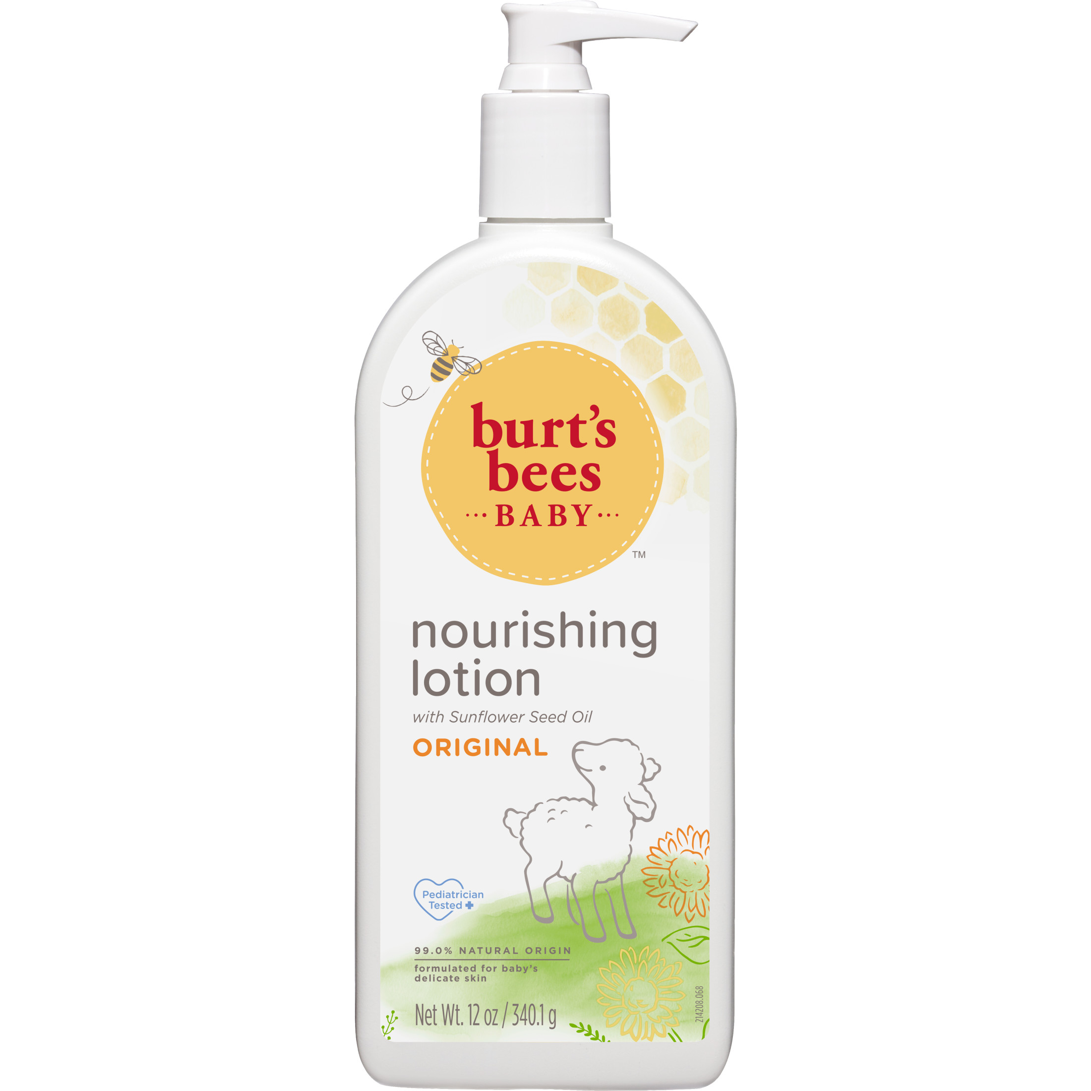 Burt's Bees Baby Nourishing Lotion with Sunflower Seed Oil, 12 oz photo 2