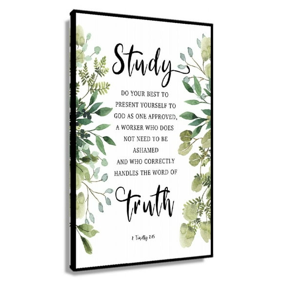 Bible Verse Wall Art,2 Timothy 2 15, Scripture Wall Art, Bible Verse Prints for Christian Decor, Printable Bible Art, Religious Gift