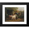 thumbnail image 2 of Henry Hetherington Emmerson 14x12 Black Modern Framed Museum Art Print Titled - Peasant Woman with Three Calves (1875), 2 of 5
