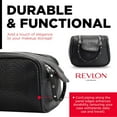 thumbnail image 7 of REVLON Croc Embossed Makeup Pouch, Makeup Organizer Bag & Travel Case for Women, Onyx, 7 of 7
