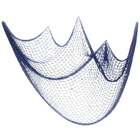 Eease Mediterranean Style Wall Hanging Decorative Fish Net Nautical Fish Net Ocean Themed Wall Decor