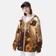 thumbnail image 3 of Balery Vintage Sunflower Cow Sudadera ligera de manga larga con capucha y protección solar UPF 50+ para hombre y mujer, ideal para pesca y running-Medium, 3 of 7