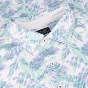 Greg Norman ML75 Stretch Mesh Island Breeze White Shirt Men M