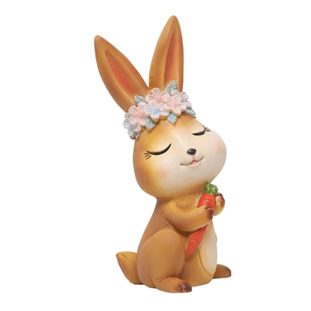Squirrel Sculpture Statue Lawn Realistic Squirrel Figurine