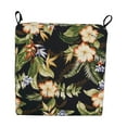 thumbnail image 2 of Blazing Needles 16-inch Outdoor Cushion, Freeport Ebony, 2 of 2