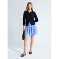 thumbnail image 2 of Free Assembly Women's Classic Cardigan Sweater with Long Sleeves, Lightweight, Sizes XS-4X, 2 of 4