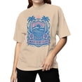 thumbnail image 2 of Maui Surf Club Tropical Crest Women's T-shirt Off-White, 2 of 3