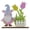 Style E, variant on Easter Table Decoration Signs, Easter Table Centerpieces Wooden Bunny Gnomes Decorations Family Signs for Spring Holiday Easter Party Indoor Outdoor Garden Coffee Table Home Decor