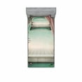 thumbnail image 2 of Vintage Bedding Set with Sheet & Covers, Pastel Design Fairytale Castle on Clouds Curtains of Royal Balcony, Printed Bedroom Decor 2 Shams, 4 Sizes, Mint Green Rose and Coconut, by Ambesonne, 2 of 3