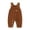 C155-Brown, variant on Yammkia Baby Denim Overall Toddler Soft Cute Workwear Bib Pants Jeans Jumpsuit 0-18M (Brown,6-12 Months)