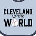 thumbnail image 4 of Inktastic Cleveland Vs. the World with Baseball Boys or Girls Baby Bib, 4 of 4