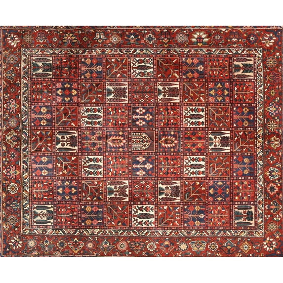 Ahgly Company Machine Washable Indoor Rectangle Traditional Orange Salmon Pink Area Rugs, 4' x 6'