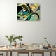 thumbnail image 2 of Cuadro Decorativo - Las formas verdes dentro Jr  Impresión en canvas, estrechado., 2 of 2