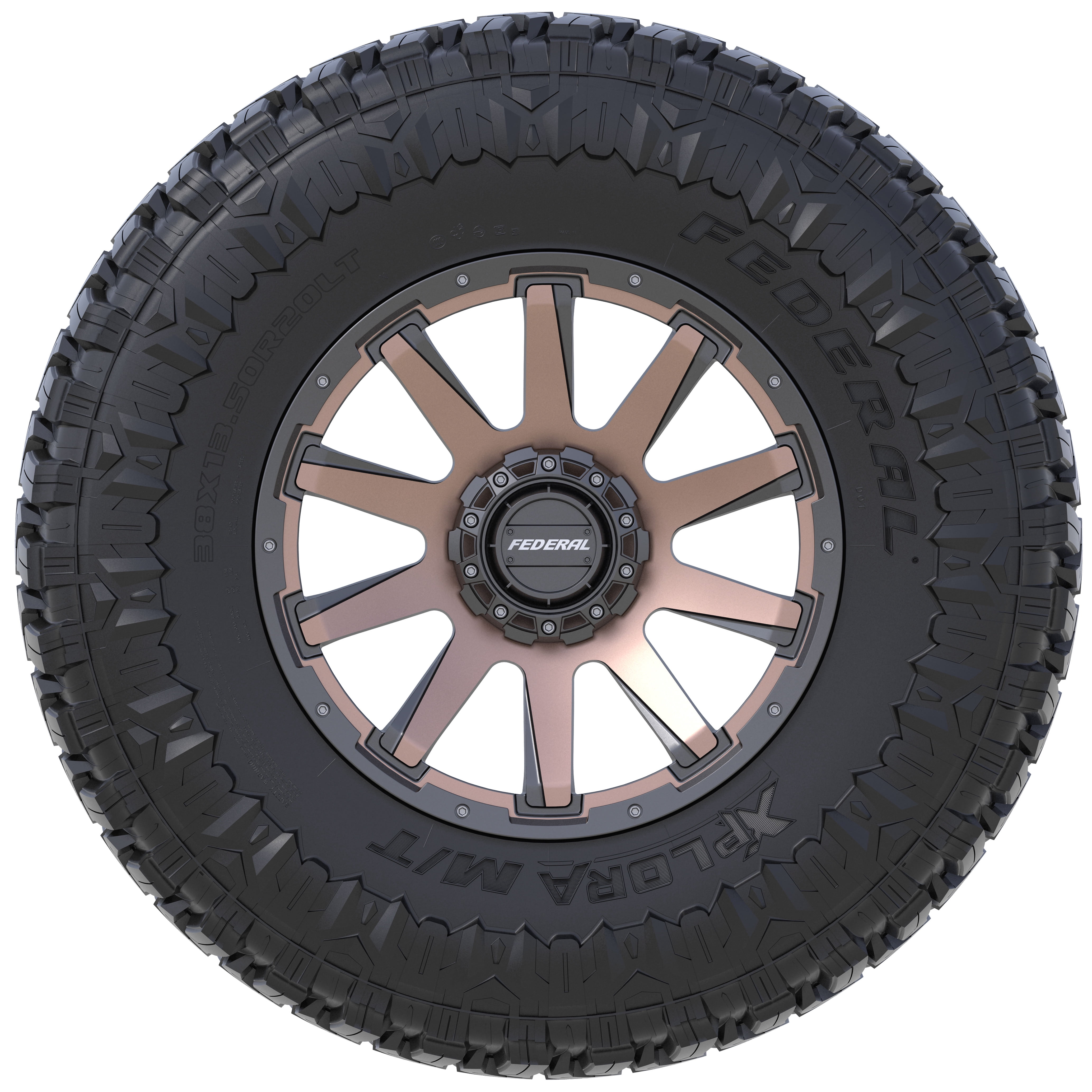 Federal Xplora M/T Mud-Terrain Tire - 37X13.50R24 120Q 10PLY