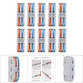 thumbnail image 4 of 10pcs Terminal Blocks Wire Connector Electric Cable Connector 2 in 2 Out Color Button Wire Connector Color Button Wire Connector, 4 of 8