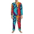 thumbnail image 3 of Haiem Gaming Pattern Men’s Long-sleeve Sleepwear,Sleepwear Set,2-piece Loungewear Set,Soft PJs Comfy Nightwear with Pockets-XX-Large, 3 of 7