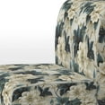 thumbnail image 4 of Designart "Victorian Motifs with a Contemporary Twist VI" Gray Floral Upholstered Accent Chair - Cottage Arm Chair For Living Room, 4 of 5