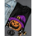 thumbnail image 3 of Happy Halloween Spooky Pumpkin  T-Shirt Women -Image by Shutterstock, Female Large, 3 of 4