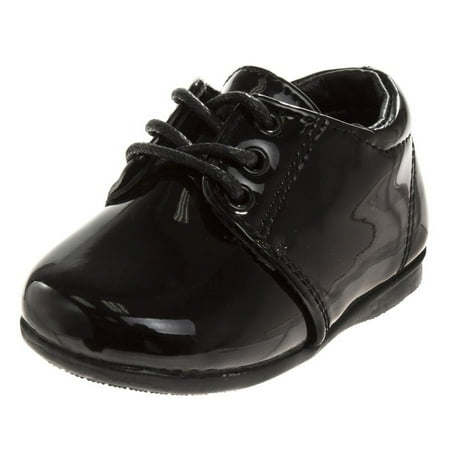 

Josmo Shoes Toddler Boys Straps Dress Shoes - Black Patent 5