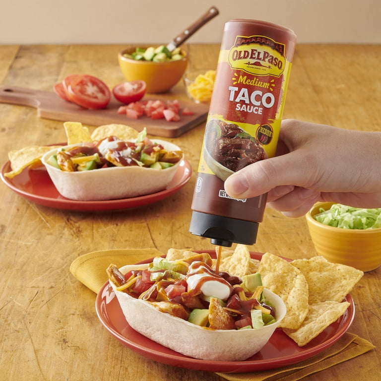 Old El Paso, Taco Sauce, 9 oz, Medium, Squeeze Bottle - Walmart.com