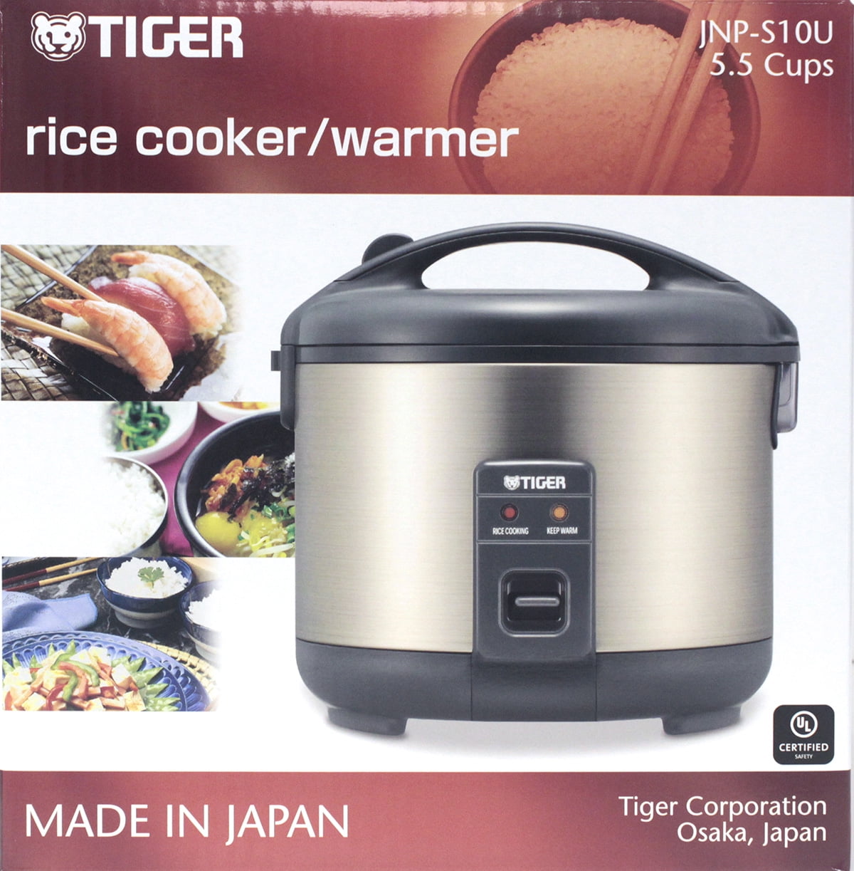 Tiger 5.5-Cup Micom Rice Cooker & Warmer 