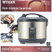 Tiger Rice Cooker/Warmer Stainless Steel 5.5 Cups