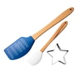 thumbnail image 3 of Cook with Color 3-Piece Patriotic Spatula and Star Cookie Cutter Set, Stars and Bows, 3 of 5