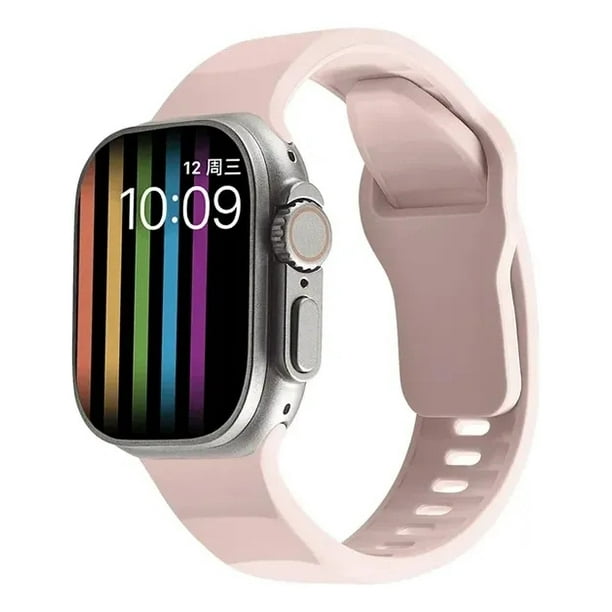 Correa Silicón Suave Sport Para Apple Watch Series Ultra, Se, 1, 2, 3, 4, 5, 6, 7, 8, 9, 10
