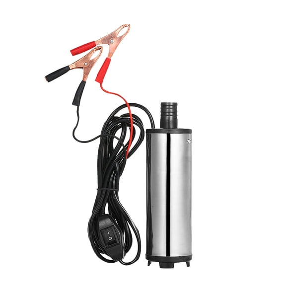 Xirurus DC 12V/24V Submersible Water Oil Diesel Fuel Transfer Pump, 60W Stainless Steel, 51mm Outer Dia (2 inches / 5.08 cm)[cite: 1]